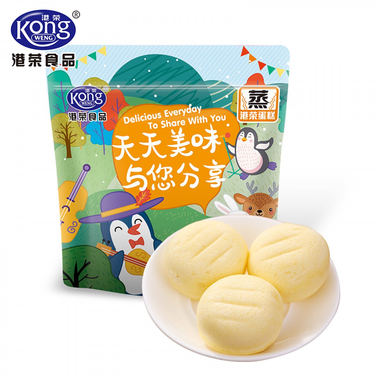 椰香蒸蛋糕325g