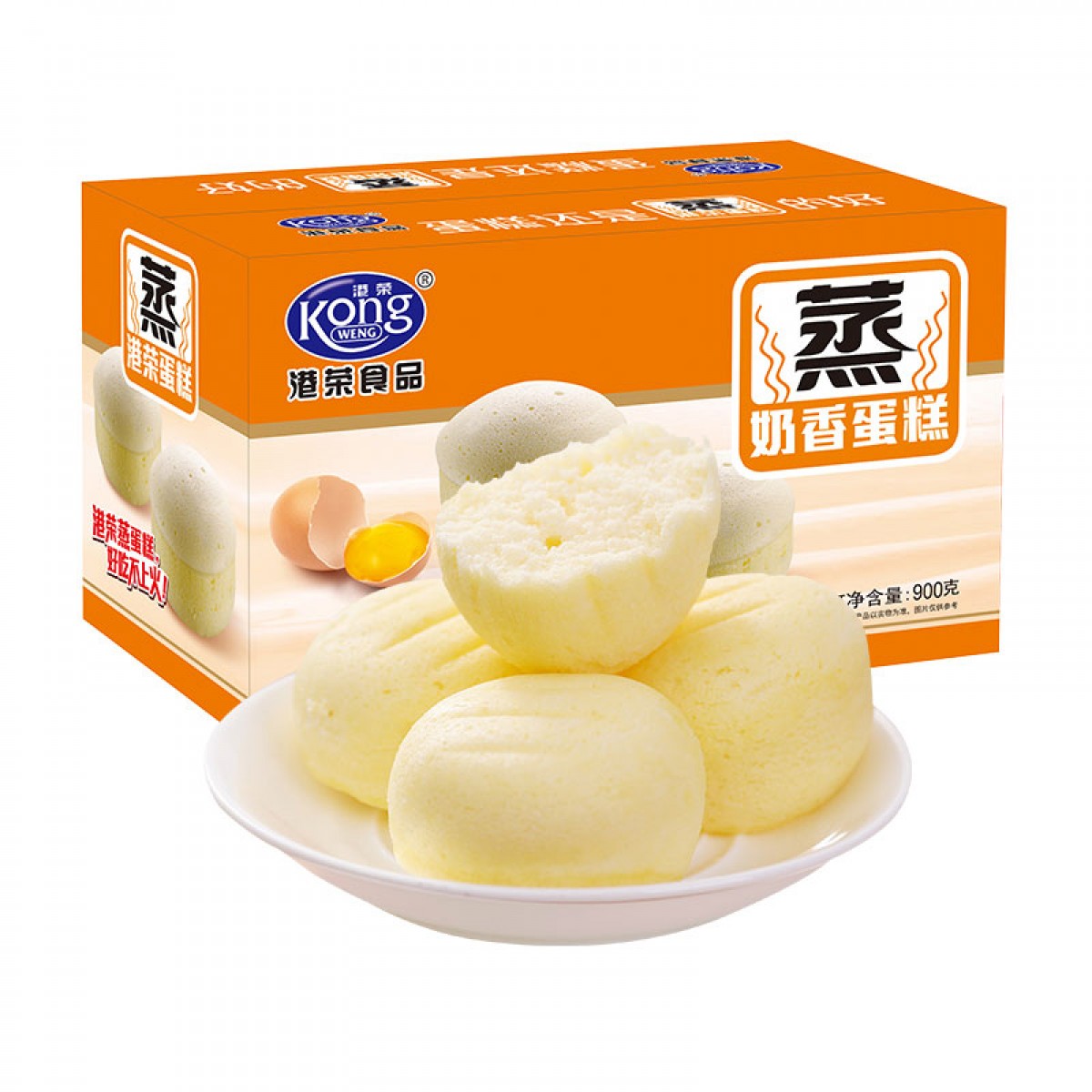 港荣鸡蛋原味900g