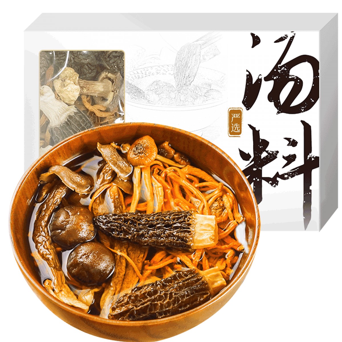 盛耳 八珍菌菇汤料包60g（盒）