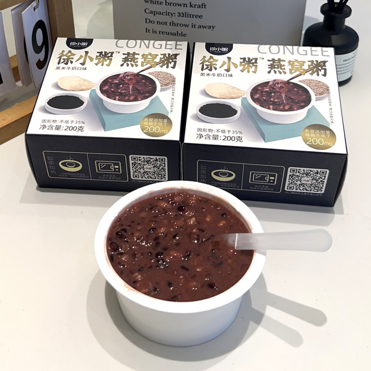 厚椰乳燕麦燕窝粥