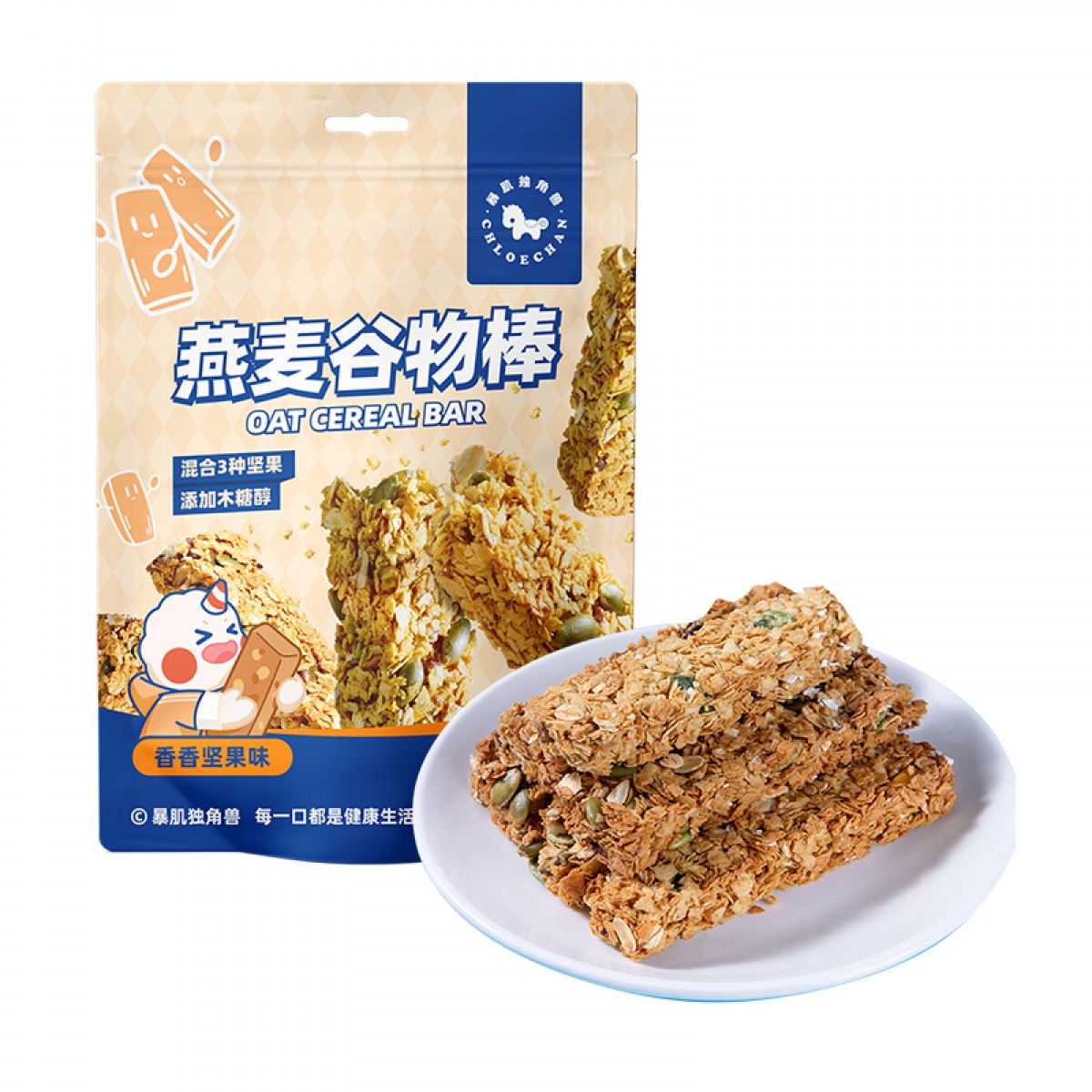 燕麦谷物棒香香坚果味