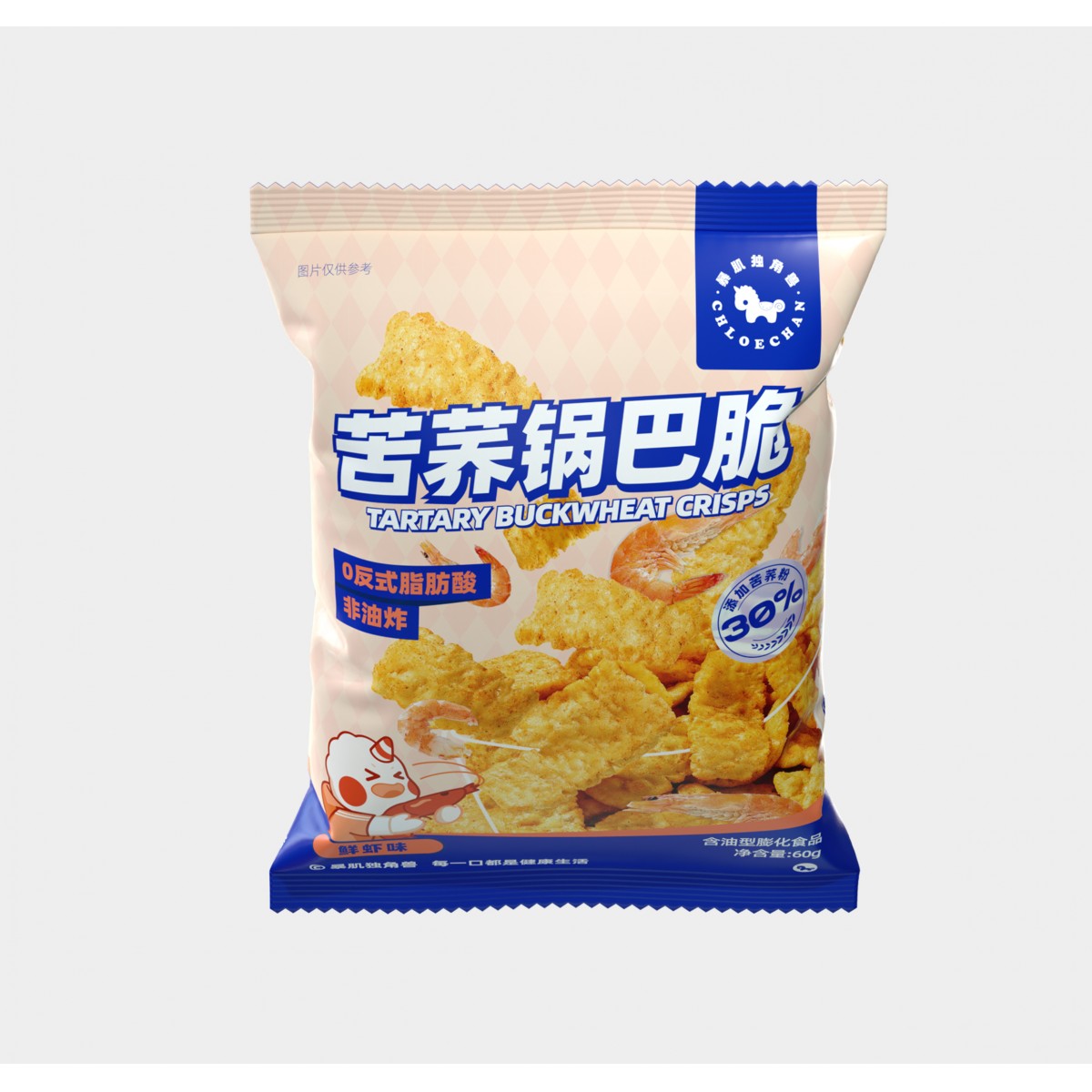 苦荞锅巴脆（鲜虾味）