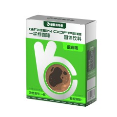一杯绿咖啡固体饮料