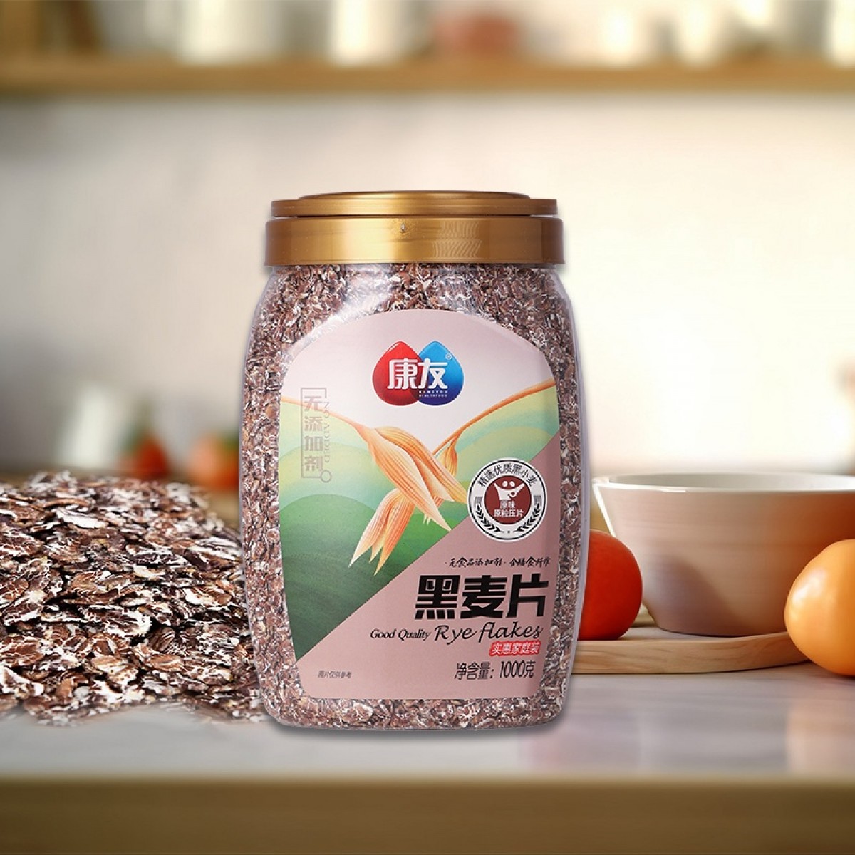 康友原味黑燕麦片