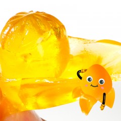 剥皮水果软糖爆浆夹心软糖